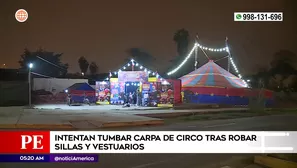 Asalto en circo en Carabayllo. Foto y video: América Noticias