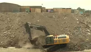 Maquinarías de la ANA realizan labores de descolmatación en el río Chillón - Foto y video: América Noticias