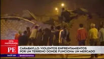 Desalojo en Carabayllo. América Noticias