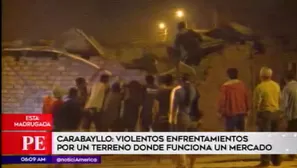 Desalojo en Carabayllo. América Noticias