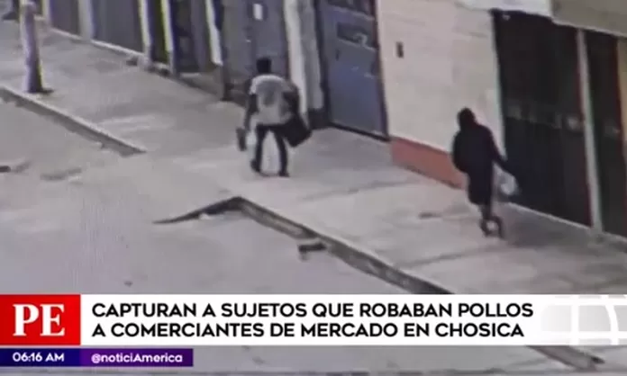 Robando Pollos Carapongo: capturan a sujetos que robaban pollos a comerciantes