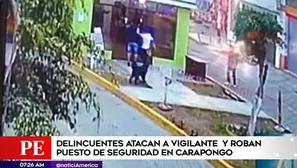 Atacan puesto de seguridad ciudadana.