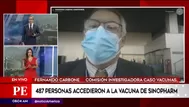 Carbone sobre caso vacunas: En 9 días más entregaremos el informe con toda la verdad