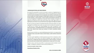 Carlos Bruce reconoce resultados y cuestiona al JNE. Foto y video: AN 
