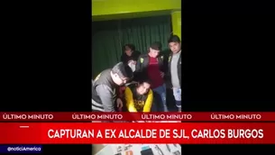 La Policía capturó al prófugo ex alcalde de San Juan de Lurigancho, Carlos Burgos