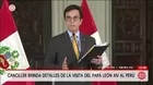 Carlos Espá dio detalles sobre visita del Papa León XIV al Perú