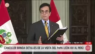 Carlos Espá dio detalles sobre visita del Papa León XIV al Perú