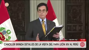 Carlos Espá dio detalles sobre visita del Papa León XIV al Perú/ Video y Foto: América Noticias