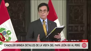 Carlos Espá dio detalles sobre visita del Papa León XIV al Perú/ Video y Foto: América Noticias