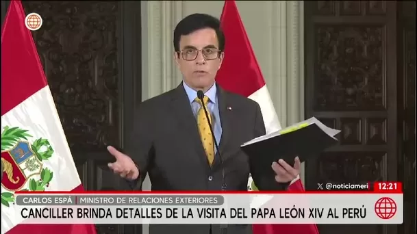 Carlos Espá detalló agenda del Papa León XIV en Perú/ América Noticias Carlos Espá detalló agenda del Papa León XIV en Perú/ América Noticias