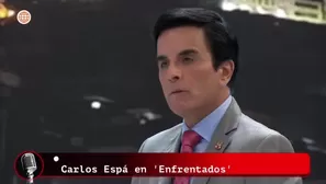 En el programa Enfrentados, el candidato presidencial de Sí Creo propuso mano dura contra el crimen organizado y defendió la presencia de Jorge Montoya en su lista al Senado. Video: América Televisión