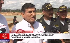 Carlos Morán: Permaneceremos 2 años en La Pampa para erradicar la minería ilegal - Noticias de mineria-ilegal