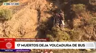 Carretera Central: Se elevan a 34 los muertos y a 21 los heridos tras el accidente en Matucana