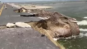 Carretera Bayovar - Chiclayo afectada / Foto: Canal N