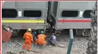 Carrocería del tren Lima-Chosica se descarriló en Centro de Lima