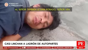 Casi linchan a ladrón de autopartes en Los Olivos. Foto y video: América Noticias