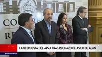 Bancada del Apra se pronunció luego de que Uruguay negara asilo a Alan García. Foto: captura de TV