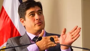 Carlos Alvarado descartó evaluar posible asilo político a Alan García. Foto: Monumental.co.cr/ Video: Canal N