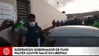 Caso Aymarazo: Walter Aduviri salió del penal de Puno tras orden judicial. Video: América