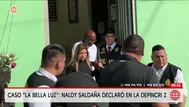 Caso La Bella Luz: Naldy Saldaña declaró en Depincri