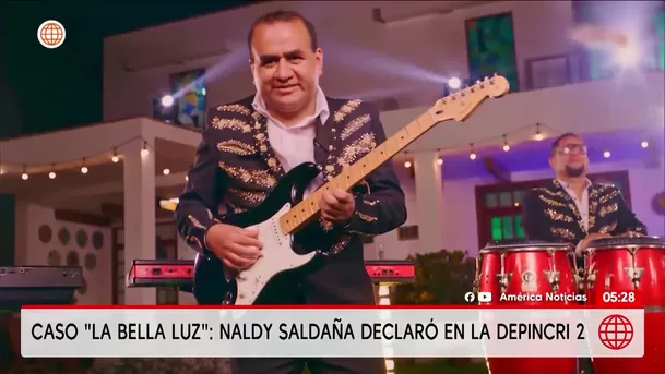 Naldy Saldaña declaró en Depincri de San Juan de Lurigancho. Foto: América Noticias
