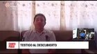 Caso Hugo Bustíos: Testigo al descubierto