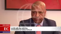 Se llama Luis Mejía Lecca, es abogado y hasta hace poco tiempo era el tesorero de Fuerza Popular