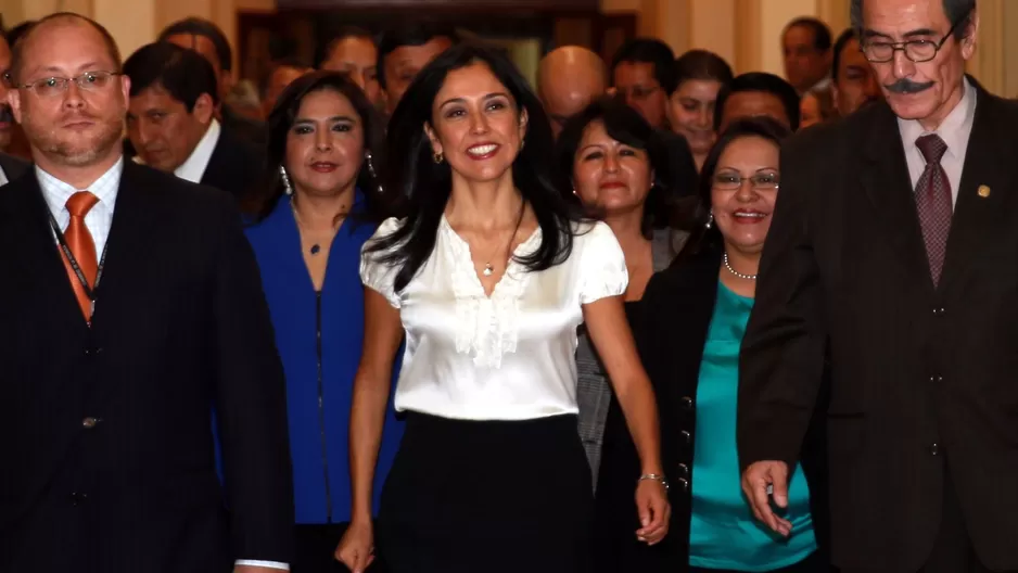 Nadine Heredia, primera dama de la Nación. Foto: Andina