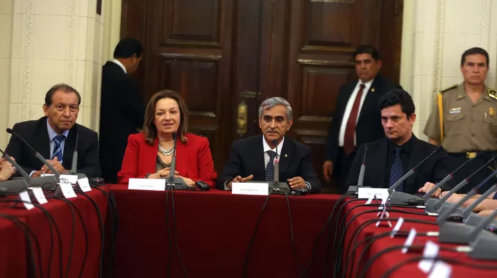 Juez brasileño se reúne con el Poder Judicial. Foto: Agencia Andina Juez brasileño se reúne con el Poder Judicial. Foto: Agencia Andina