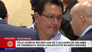 Félix Moreno, ex gobernador del Callao. Foto/Video: América Noticias