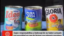 Aspec vs Indecopi en la controversia por la leche. Video: América TV