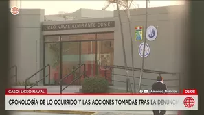 Caso Liceo Naval: Cronología de lo ocurrido y las acciones tras la denuncia. Foto y video: América Noticias