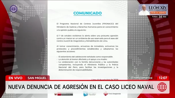 Caso Liceo Naval: Nueva denuncia de agresión en Maranguita. Foto: América Noticias