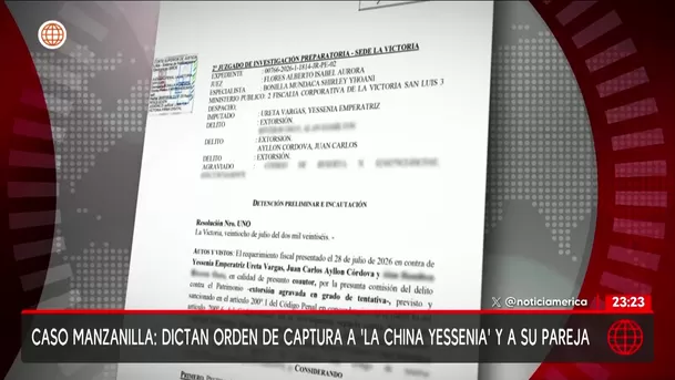 Captura: América Noticias Captura: América Noticias