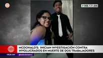 Investigación en caso MacDonald's. Foto y video: América Noticias