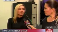 Caso Oropeza: Nadeska Widausky dijo desconocer actividades del 'chino' Saucedo