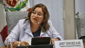 Janet Sánchez dijo que citaron a López Vilela, Galarreta y Noceda. Foto: Entorno inteligente