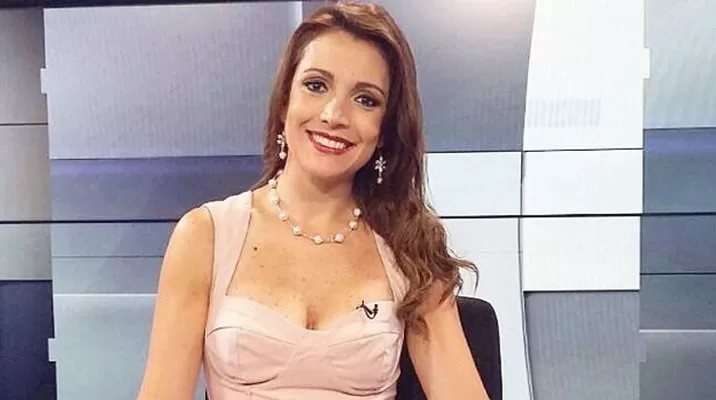 Melissa Peschiera, periodista. Foto: Canal N Melissa Peschiera, periodista. Foto: Canal N