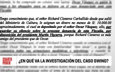 Caso Richard Swing: ¿En qué va la investigación del caso que implica a Vizcarra? - Noticias de swing