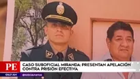 Defensa del suboficial Miranda presentó apelación por su carcelería. Foto: América TV