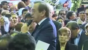 Jorge Del Castillo en el Aula Magna de la Casa del Pueblo (Foto: Canal N)