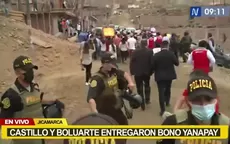 Castillo evitó responder a la prensa durante actividad en Jicamarca - Noticias de actividades