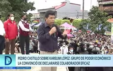 Castillo sobre Karelim López: Grupo de poder económico la convención de declararse colaborador eficaz - Noticias de lopez-meneses
