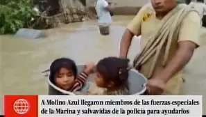 Niños fueron rescatados en ollas. Foto y video: América Noticias