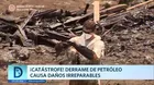 ¡Catástrofe! Derrame de petróleo causa daños irreparables