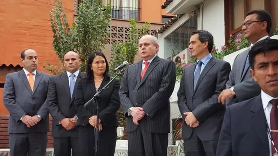 Pedro Cateriano y Keiko Fujimori. Foto: PCM