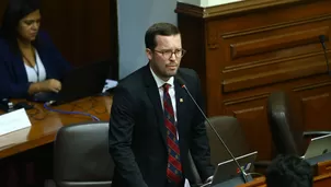 Cavero lamenta gritos en debate sobre jubilación docente. Foto y video: Canal N/Andina