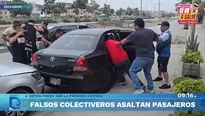 Falsos colectiveros mantenían en vilo a sus pasajeros, en su mayoría a mujeres / Fuente: Domingo al Día