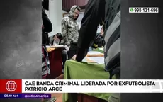 Cayó banda criminal liderada por exfutbolista Patricio Arce - Noticias de callao