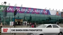 Cae banda que robaba pasaportes. Foto: América TV